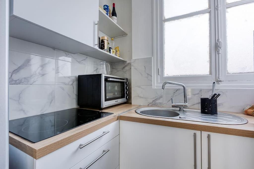 Nice Flat With Billard And View Paris Exterior foto
